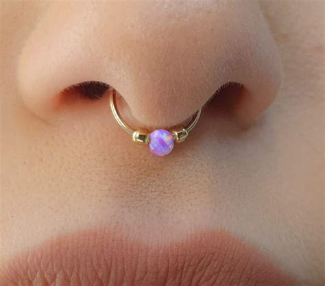 fake givenchy septum ring|faux septum clicker ring.